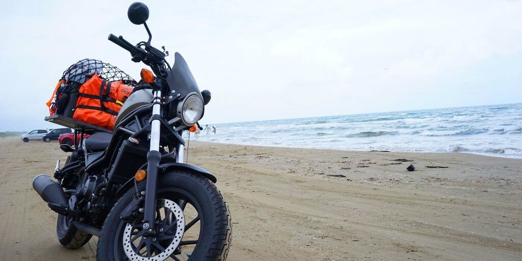 石川県 千里浜なぎさドライブウェイ 日本唯一の砂浜をバイクで走れる道 ｆｘの轍 Wadachi